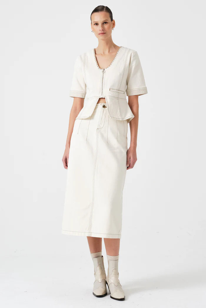 Lea Top - Ecru