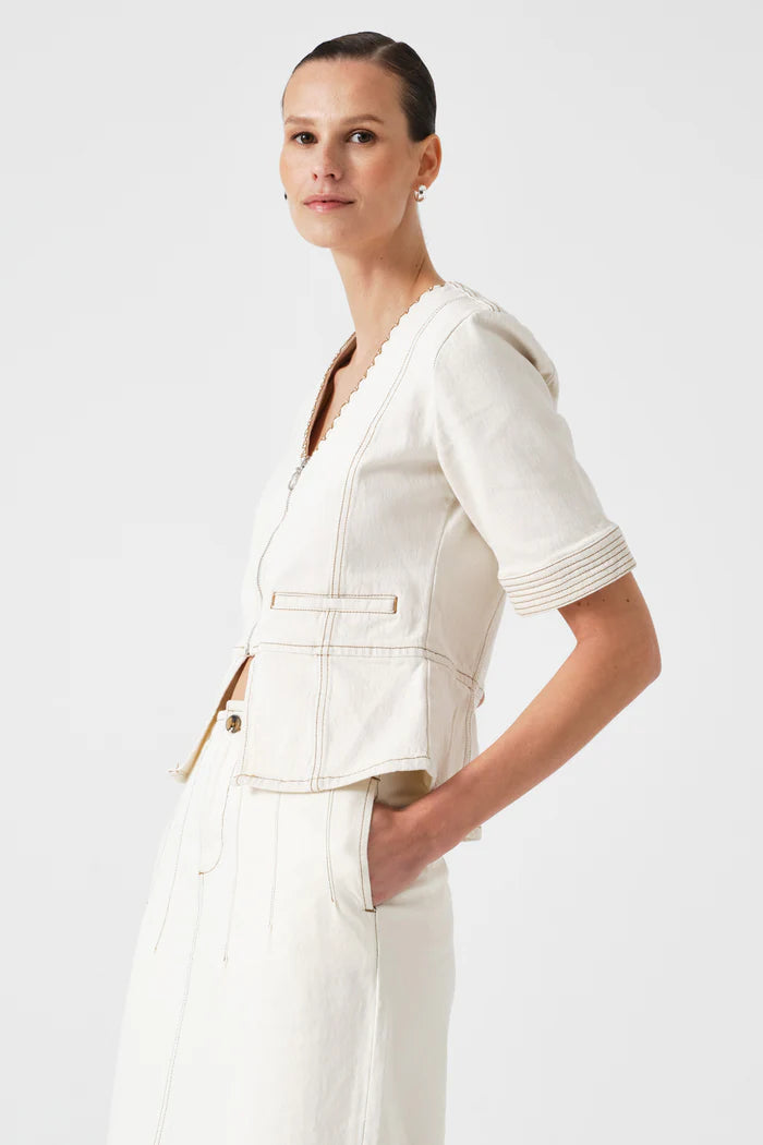 Lea Top - Ecru