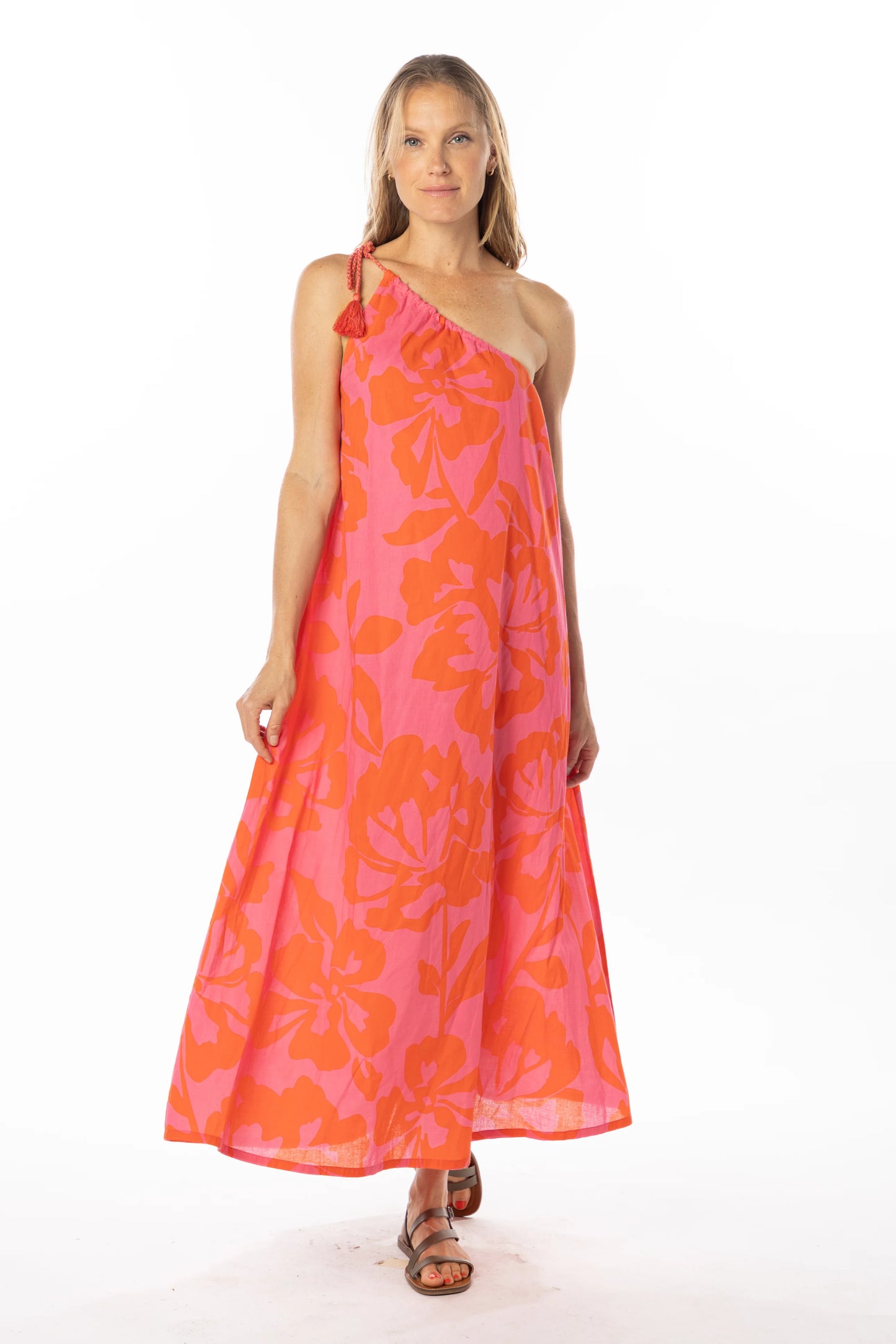 Lydia Dress - Dragon Fruit