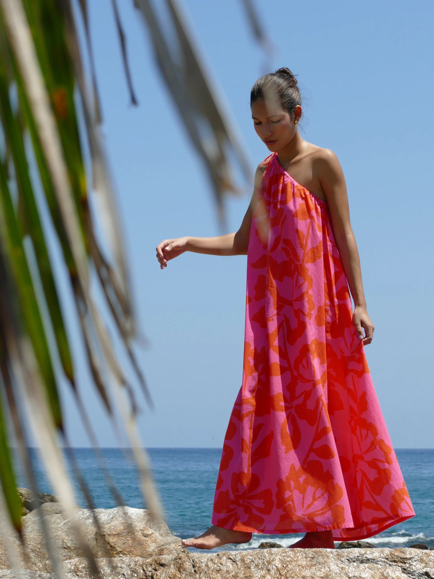 Lydia Dress - Dragon Fruit