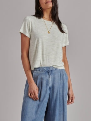 Georgie Crop Tee - Thistle