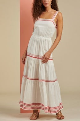 Riviera Maxi dress - White