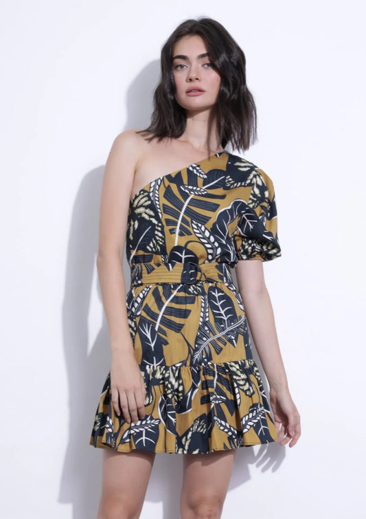 Antonella Printed Mini Dress